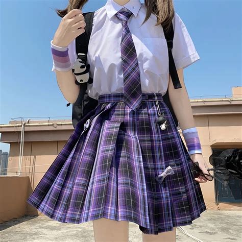 Xs 3xl 2022 High Waist Pleated Skirt Anime Cosplay School Uniform