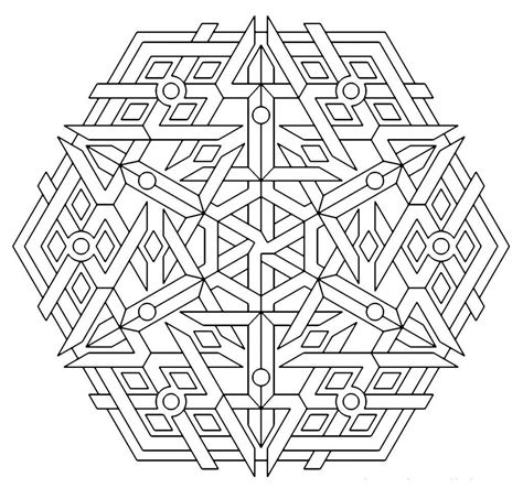 Geometric animal coloring page template. geometry coloring pages geometric mandala coloring pages ...