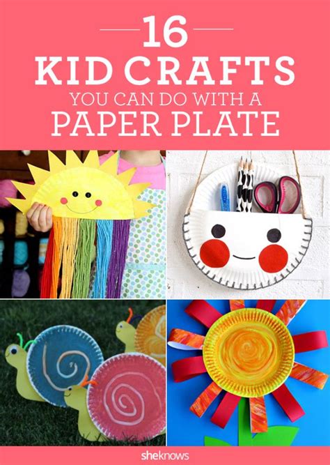 16 Silly Crafts Kids Can Make With A Paper Plate Daycare Crafts Paper Plate Crafts Paper Crafts