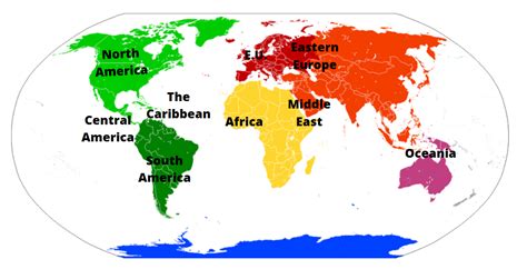 Top 15 Geographical Regions Of The World 2022