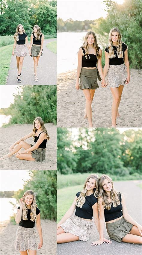 Pose Ideas For Twin Girls Sisters Photoshoot Poses Senior Photo Poses Sisters Photography Poses