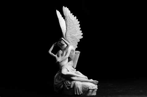 Psyche Revivido Por El Beso De Cupido Estatua De Cupido Etsy