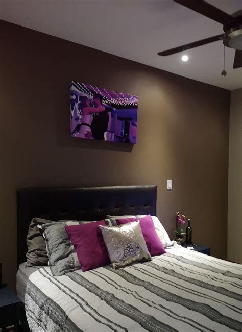 Master Bedroom Chocolate And Purple Home Home Decor Master Bedroom