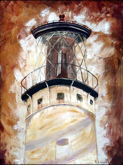 Abstract Lighthouse Paintings Stamps Lighthouses