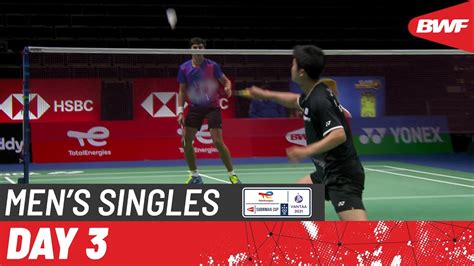 Totalenergies Bwf Sudirman Cup 2021 Jeon Hyeok Jin Kor Vs Heiva