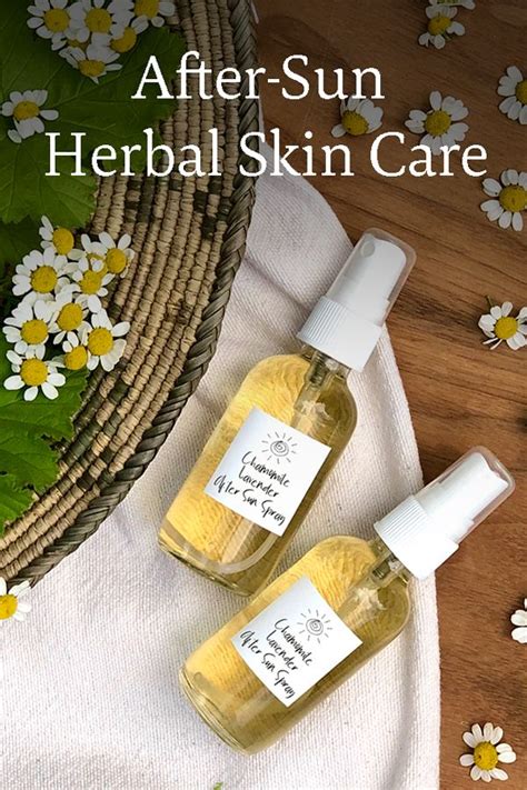 Herbal Tips For After Sun Skin Care Herbal Skin Care Herbalism Skin