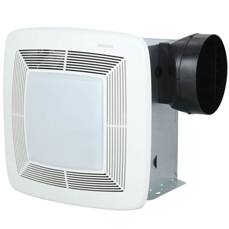 Broan Qtx Series Very Quiet 80 Cfm Ceiling Exhaust Bath Fan With Light