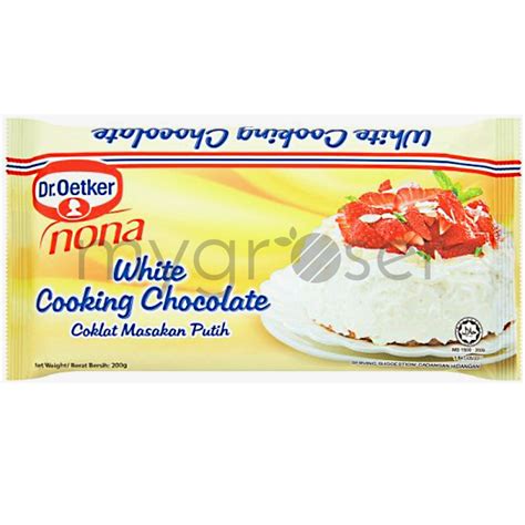 Dr Oetker Nona White Cooking Chocolate 200g Mygroser