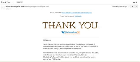 Customer Thank You Email Template Williamson