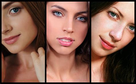 Collage Sensual Gaze Eyelashes Juicy Lips Women Face Filter Looking At Viewer Eyes Mika