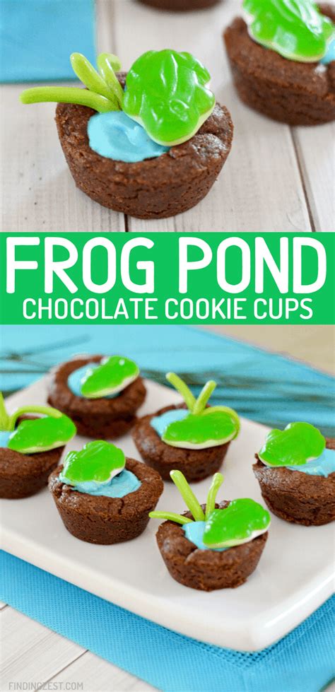 Frog Cookie Cups Are A Fun Dessert For Your Frog Birthday Party Spring