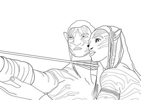 Avatar Coloring Page Coloring Pages