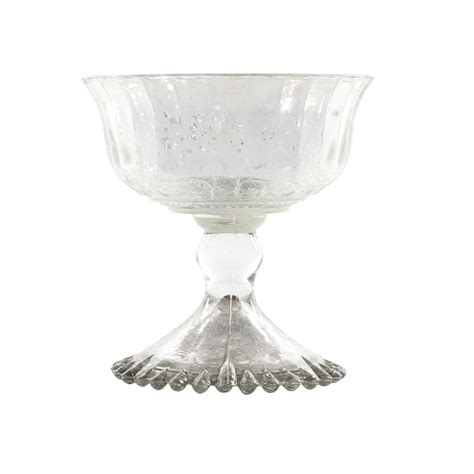 clear glass pedestal vase decor for you