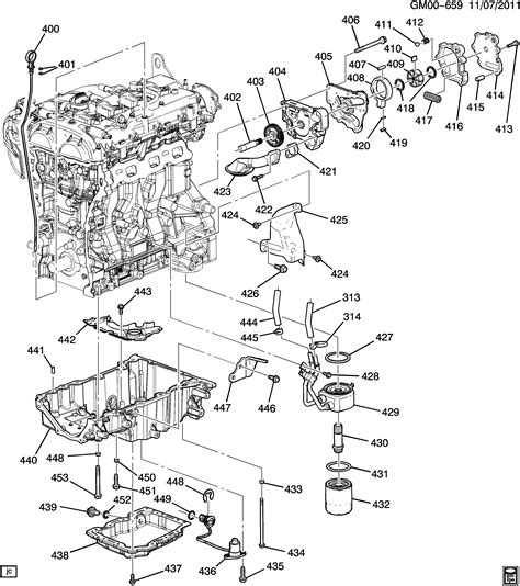 Malibu Engine Asm L L Part Oil Pump Pan Related Parts