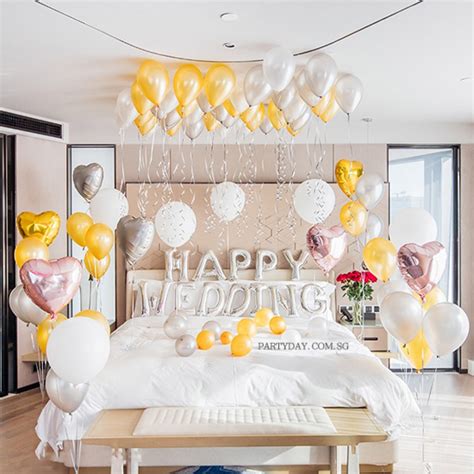 Hotel Balloon Setup For Birthday Wedding Proposal