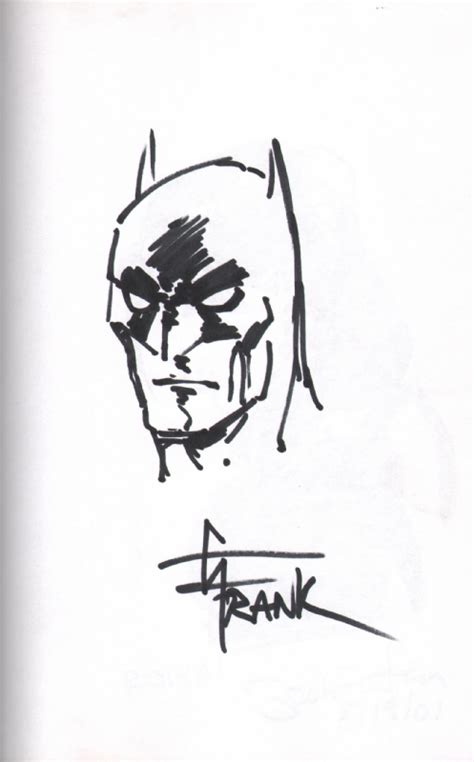 Frank Gary Batman Headshot In Brian Ms Golden Age Characters Comic