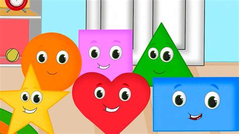Learn Shapes The Shapes Song For Children Nursery Song For Kids