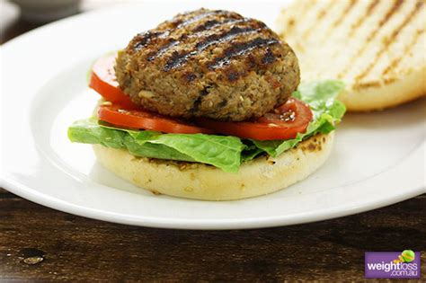 The beef burger patties are so juicy and bursting with flavor. Low Fat Hamburger