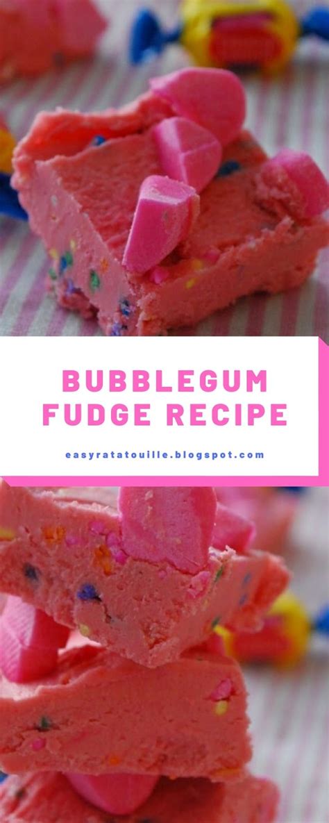 Bubblegum Fudge Recipe