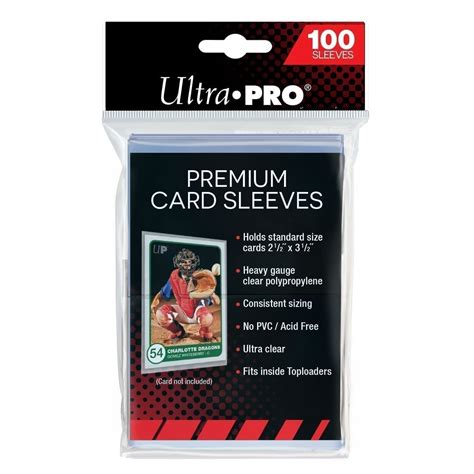 Ultra Pro Card Sleeves Uk Ultra Pro Premium Card Sleeves 100 Per