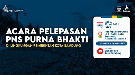 Pelepasan Pns Purna Bhakti Di Lingkungan Pemkot Kota Bandung Periode