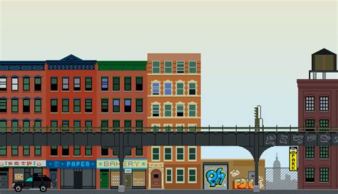 Nyc Animation New York Pixel Art Subway Pixel Nana