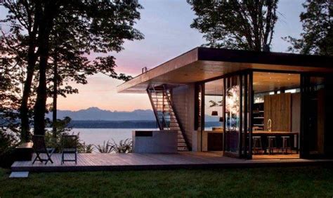 13 Inspiring Modern Lake House Plans Photo Jhmrad