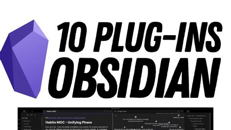 Top 7 Obsidian Plugins For 2021 Youtube