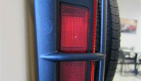 2007-2018 Jeep Wrangler JK Black Satin Rear Tail Light Covers Mopar OEM