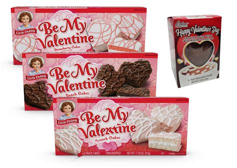 Be My Valentine Little Debbie Heart Shaped Snack Cakes Strawberry