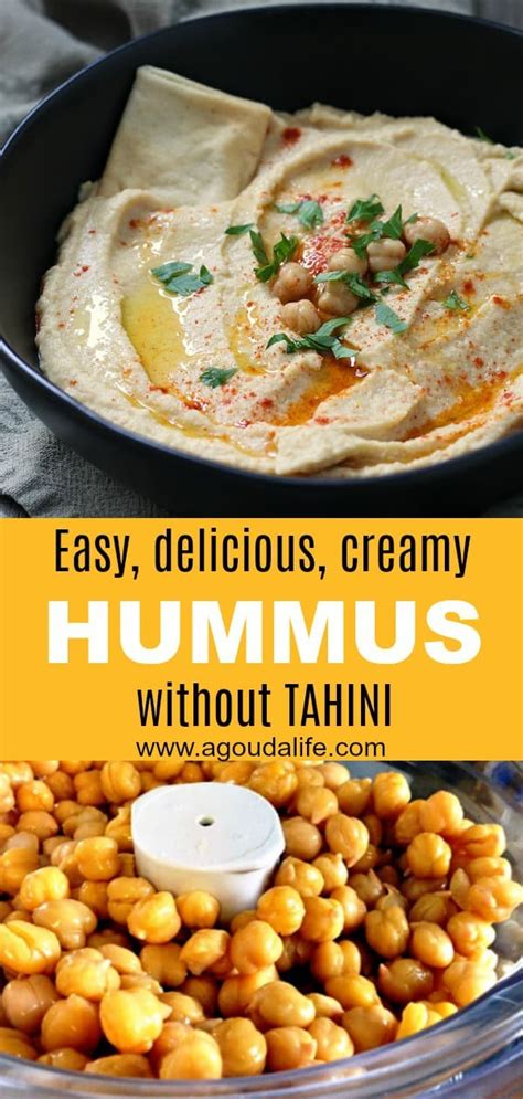 Check out a smooth and creamy hummus made without tahini, ideal for those who either dislike or have an allergy to sesame seeds. Easy Homemade Hummus Without Tahini includes VIDEO ~ A ...