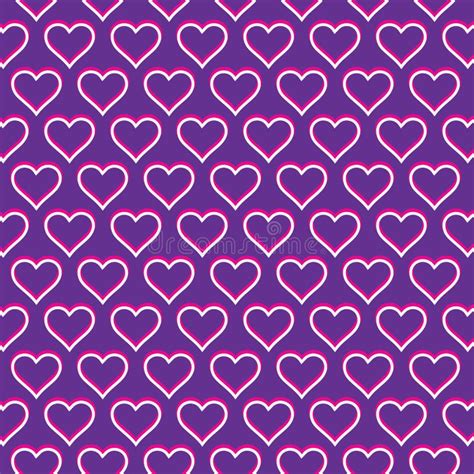 Valentine And Heart Seamless Pattern Backgroundheart Pattern Vector
