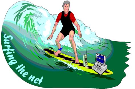 Surfing The Internet Clipart