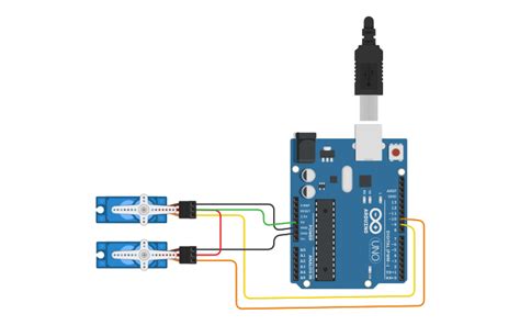 Circuit Design Two Servo Motors Επιμόρφωση Β2 Συστάδα Μηχανικών