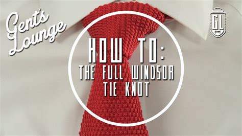 It's fairly symmetrical (unlike the more asymmetrical prince albert knot) and appropriate for most professional occasions. GL How To: The Full windsor Tie Knot - YouTube