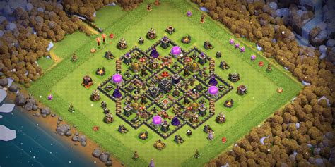 Coc Th New Home Base Layout With War Base Copy Link Base Of Clans