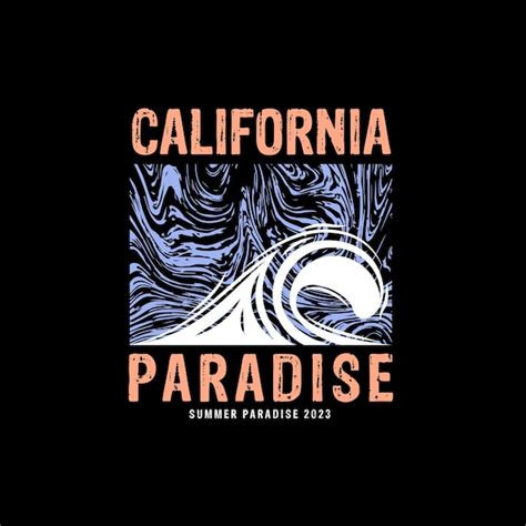 Premium Vector Los Angeles California Summer Paradise Tshirt Design