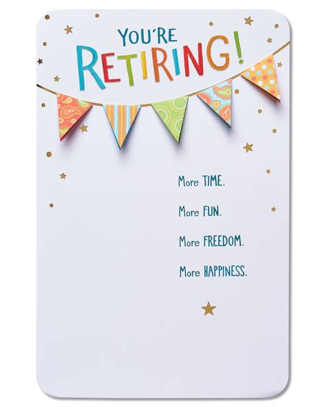 Printable Retirement Card