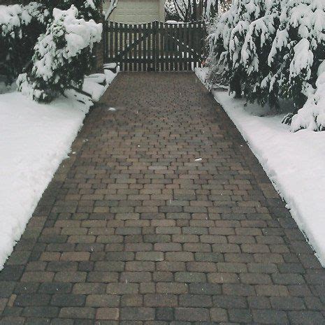 A heated driveway usually costs $12 to $25 per square foot, depending on whether it's new or a replacement. How Much Does a Heated Walkway Cost? | Outdoor walkway, Snow melting, Walkway