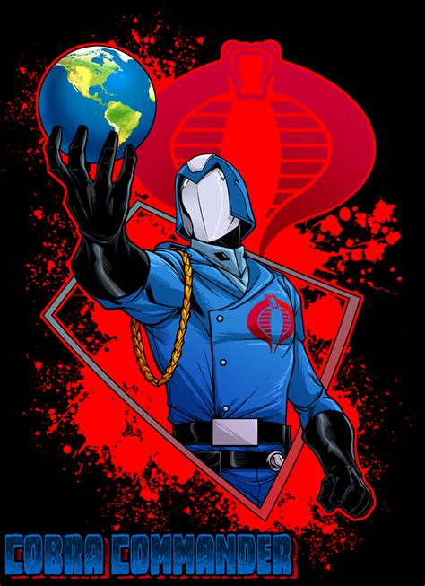 Cobra Commander By Dwaynebiddixart On Deviantart Cobra Commander Gi Joe Cobra Cobra Art