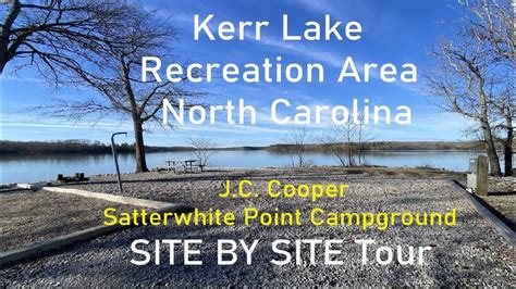 Kerr Lake Nc J C Cooper Satterwhite Point Site By Site Campground Tour