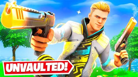 Fortnite Unvaulted The Hand Cannon Finally Youtube