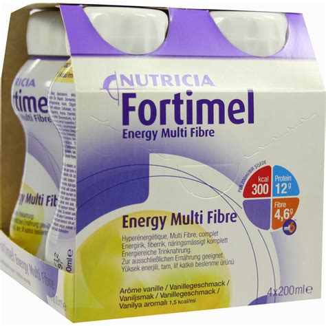 Fortimel® compact protein is een energierijke en eiwitrijke drinkvoeding voor medisch gebruik bij de fortimel compact protein. Fortimel Energy Multi Fibre Vanillegeschmack Fluid ...