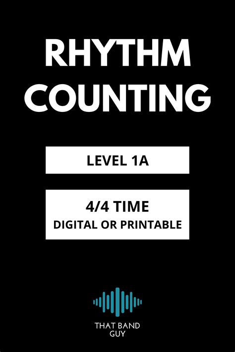 Rhythm Counting Level 1a Music Theory In 2021 Music Theory