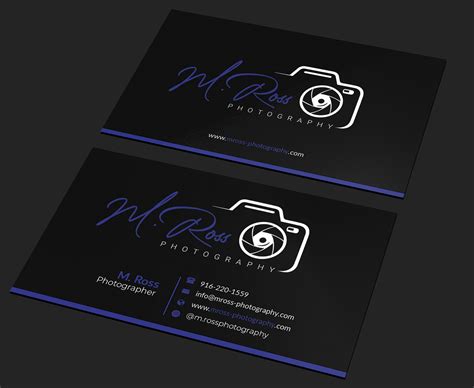 Professional Photography Business Cards 121 Business Card Designs For