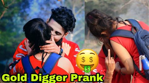 Gold Digger Prank Gone Kiss😘 Lip Kissing Prank Prank In India 2021 Bihari Prankster Youtube
