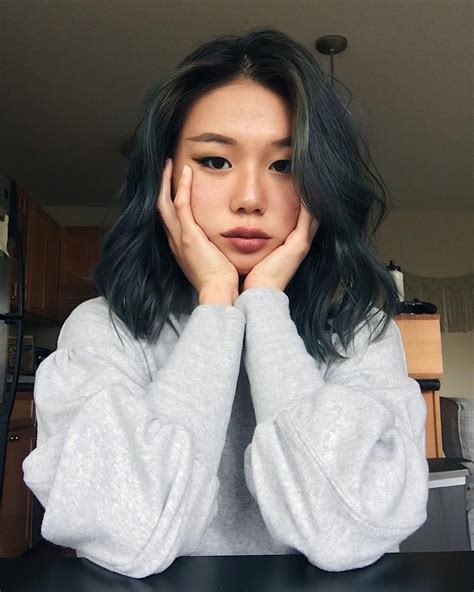 Short Dyed Hair Dyed Hair Blue Asian Short Hair Hair Color For Black