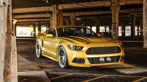 1920x1080 Ford Mustang Yellow Laptop Full Hd 1080p Hd 4k Wallpapers