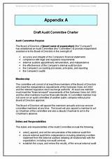 Pictures of Sample Committee Charter