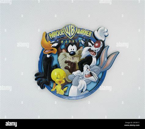 A Colorful Cartoon Character Sticker Of Classic Looney Tunes Characters